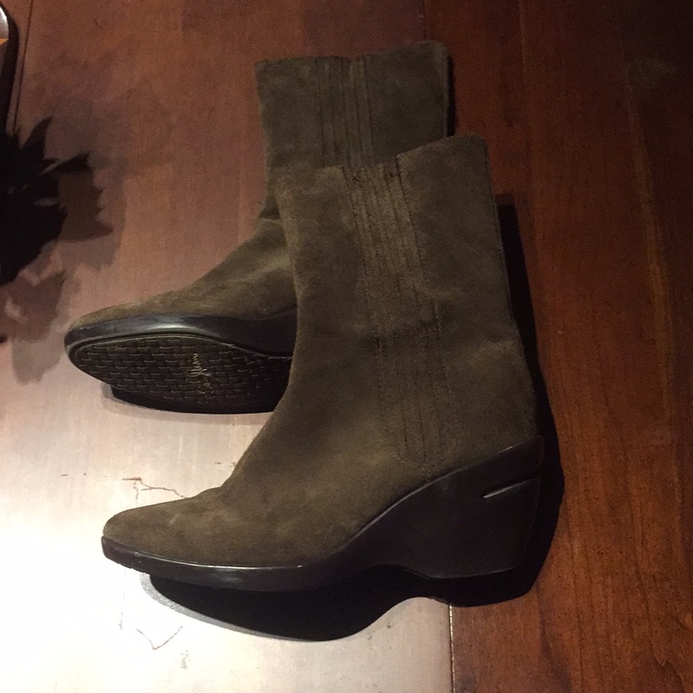 Cole Haan Nike Air Chelsea Wedge Heel Boot 8.5